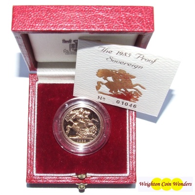 (image for) 1985 Gold Proof Sovereign